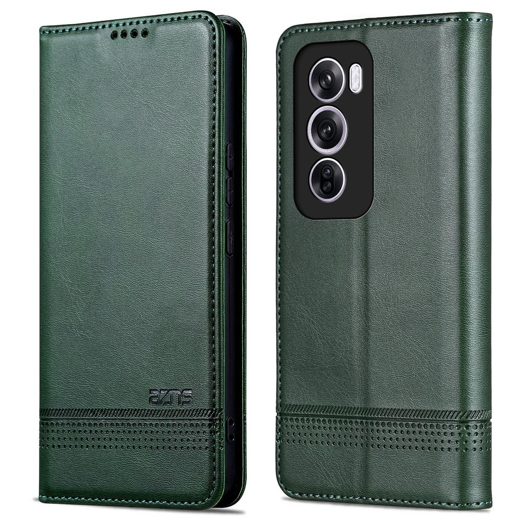 For Oppo Reno12 Pro 5G (Global) Case Cowhide Texture PU Leather Phone Shell