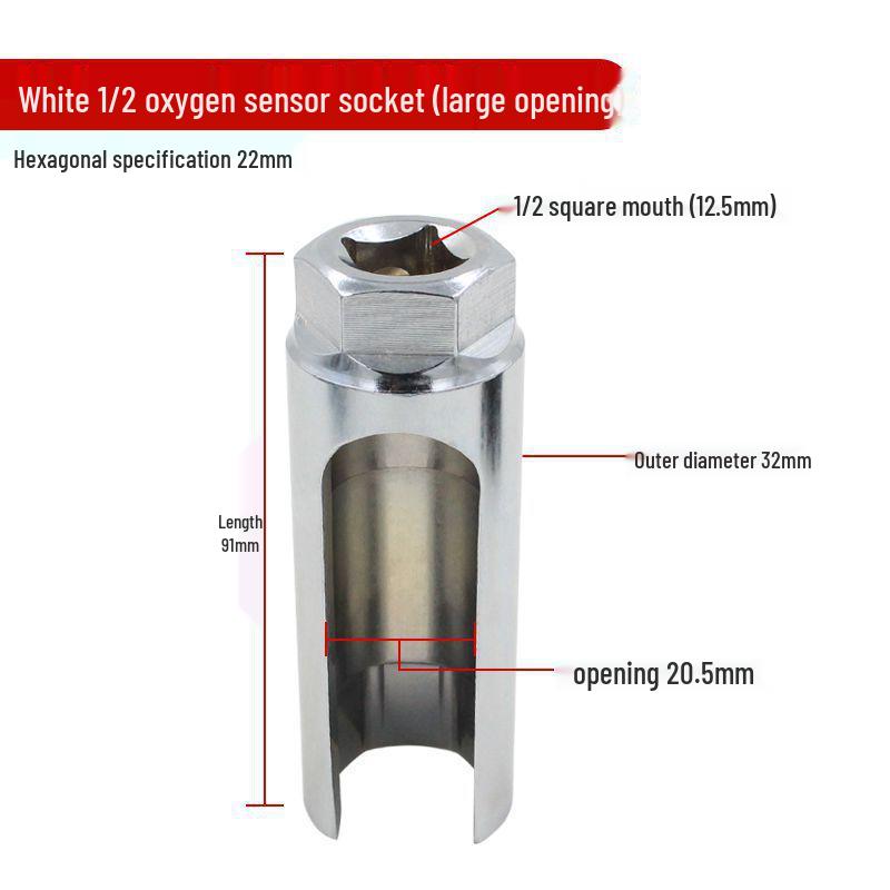 Sauerstoffsensor-Ausbauwerkzeugsatz mit großer Öffnung 22 mm für Kleinwagen