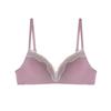 French Thin Lace Underwear Small Chest Push-up Sexy Bra Without Steel Ring Adjustable Girl Bra