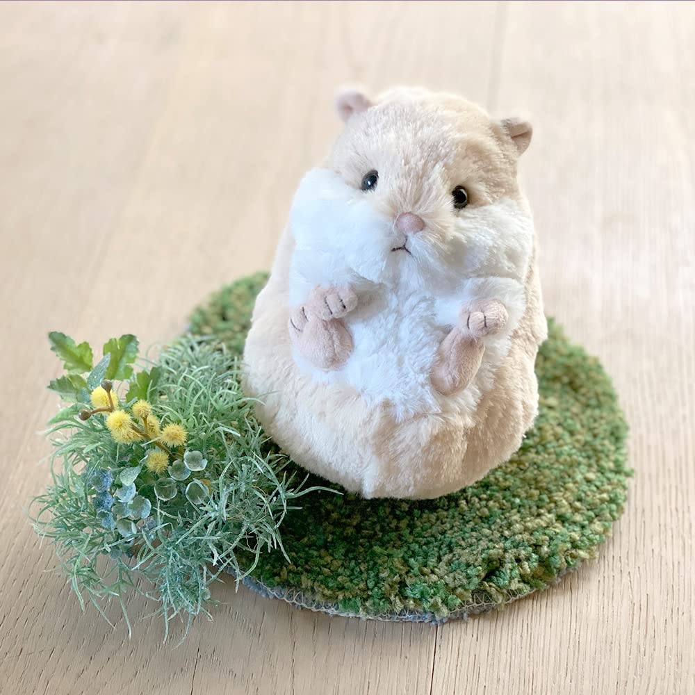 Sun Lemon Koromoffuru Hamster Beige 12 X 15 X 14 Cm Stuffed Animal P-8272