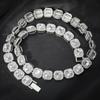 2024 NEW Men Women Hip Hop Tennis Chain Necklace 13mm Square CZ Stone Iced Out Bling Cuban Chains Necklace Fashion Charm Jewelry
