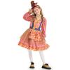 Sweet Vintage Plaid Scarecrow Dress Girls With Sunflower Applique Cosplay Costume School Performance