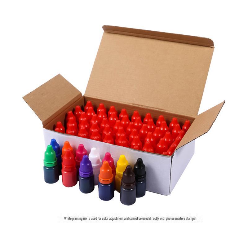 10ML Gold Photosensitive Quick-Dry Ink for Color Cover & Seal - Special Consumable