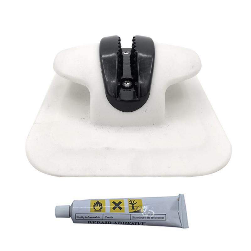 ISURE MARINE Inflatable Boat Cleats Seat Anchor Mount PVC Base Kayak Cleat Seat Dock Anchor Large Anchor Seat Ship Accessories 1Pcs