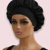 Solid Hair Bonnet Silk Bonnet Satin Bonnet Valentine's Day Valentines Hair Protection Cap Black Nighttime Care Daytime Home Comfort Beauty Tool