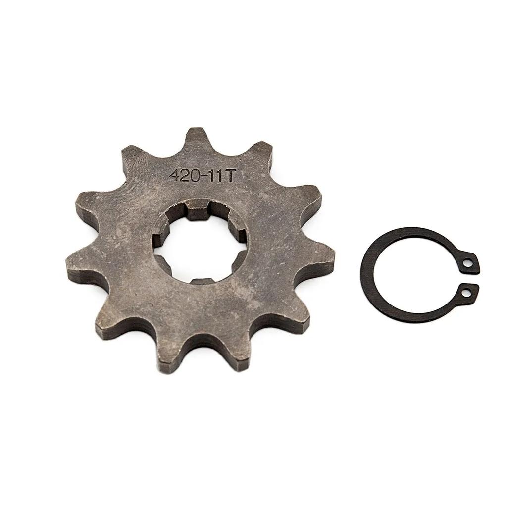 420 10/12/13/14/15/16/17/18/19 Tooth Front Engine Sprocket 17mm For 70cc 110cc 125cc Pit Dirt Bike Replacement Accessories