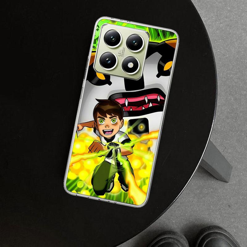 Cartoon Ben 10 Phone Case Cover for Xiaomi Redmi Note 15 14 13 12 11 Pro Plus 14S 12S 11S 11T 11E 10S 10 Customized Fundas Redmi