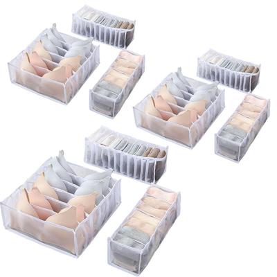 Aufbewahrungsbox für Unterwäsche Fächer x 7 Fächer x 11 Fächer x 3 Faltbare Aufbewahrungstasche für Unterwäsche mit Schubladenteilern für und Kleine Gegenstände