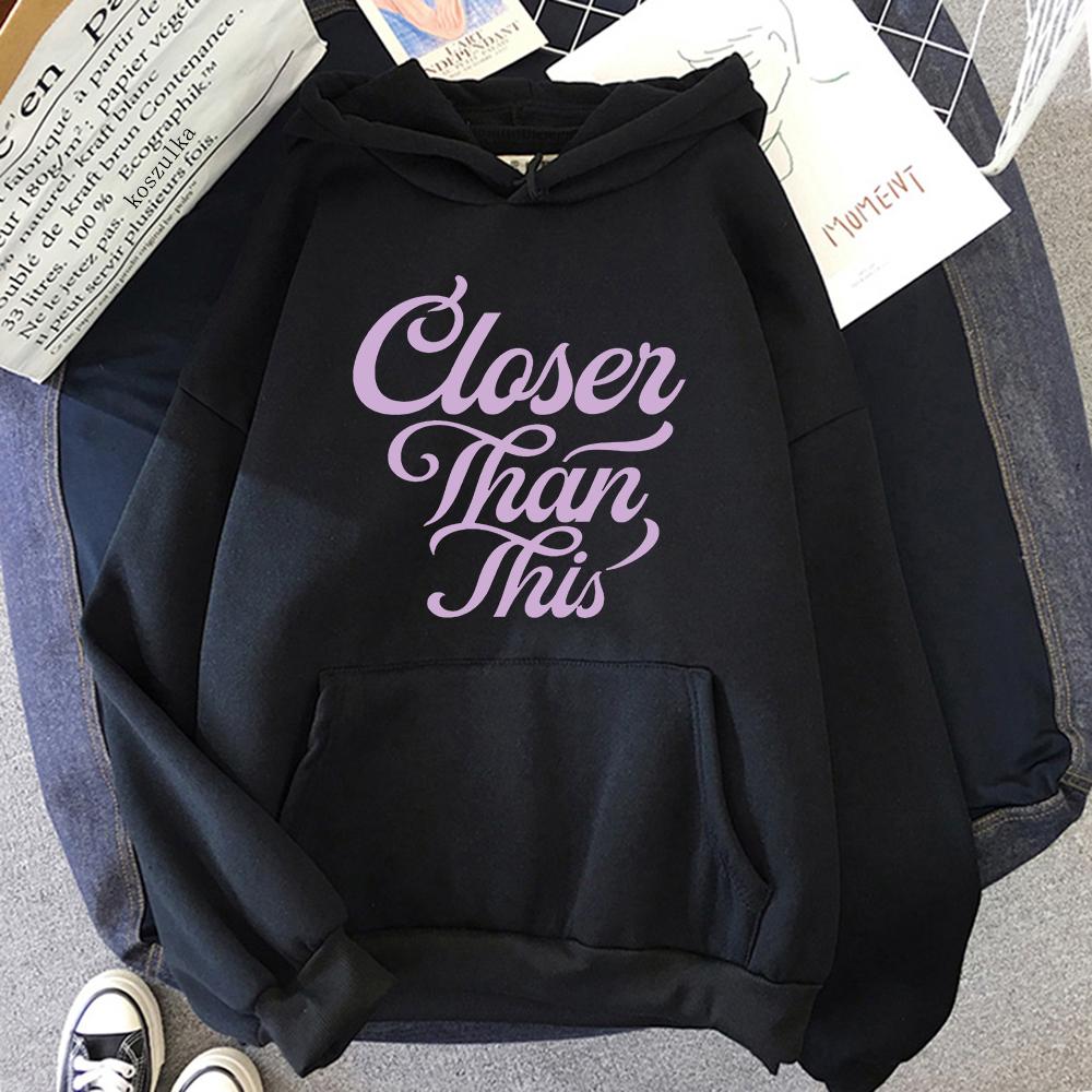 

Jimin Closer Than This Hoodie 2024 Fashion Women Hoodies Harajuku Aesthetic Clothes Unisex Fleece Pullover Sweatshirt Vintage 2XL
