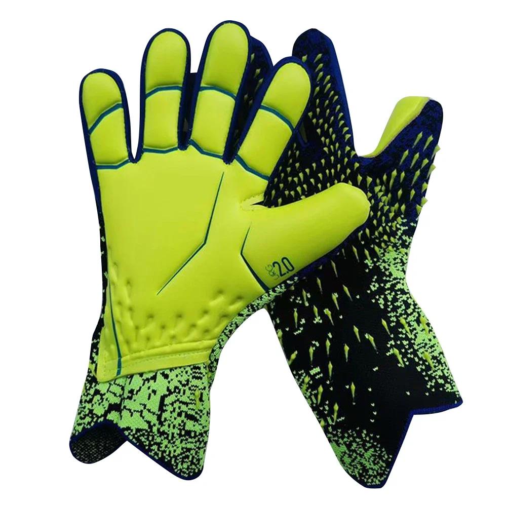 Football Goalkeeper Gloves Strong Grip for Soccer Goalie Goalkeeper Gloves with Size 6/7/8/9/10 Football Gloves for Adult Goal