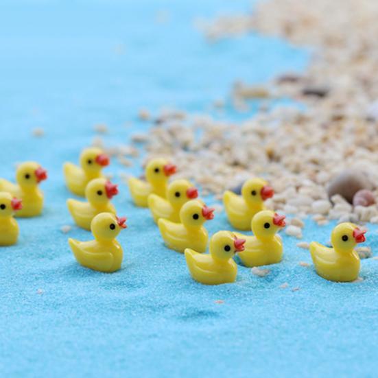 5Pcs Resin Duck Model Ornament Miniature Garden Succulent Bonsai Dollhouse Decor
