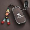 Suitable for new and old Toyota Crown series car keycases, 12/13/14 generation Crown alloy shell leather keychains XB5