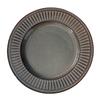 Nordic Vertical Stripe Embossed Ceramic Dining Set: Bowls, Plates, Dishes, Coffee Cup & Saucer, Fish Plate for Western Cuisine.