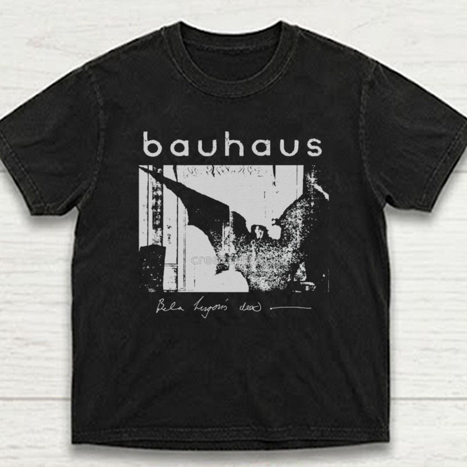 Bauhaus Shirt, Graphic tees, retro Bauhaus Shirt, 90s Band Tee Comfort Colors Shirt S