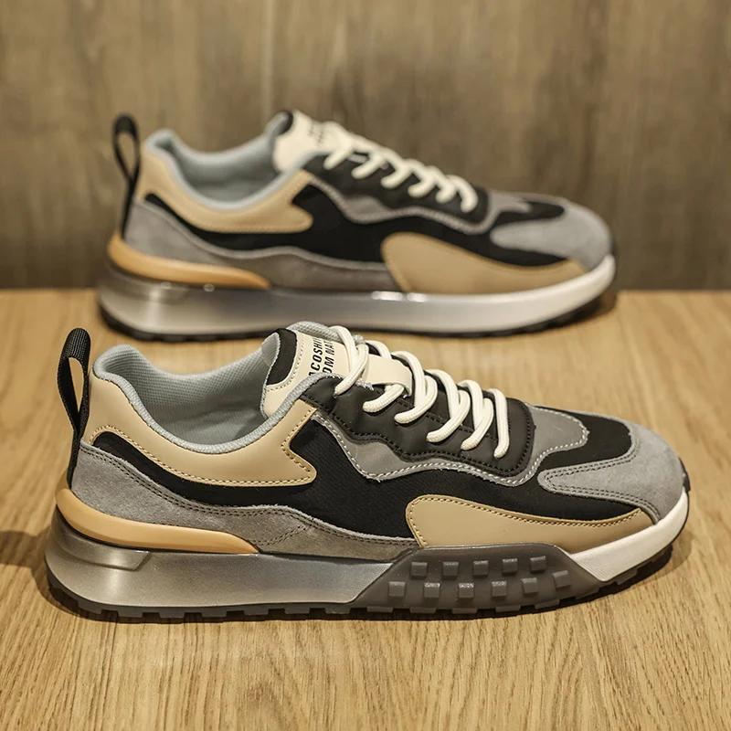 

Fashion Casual Sneakers Men Platform Shoes Comfortable Walking Sports Shoes Free Shipping Outdoor Tennis Shoes For Male 39