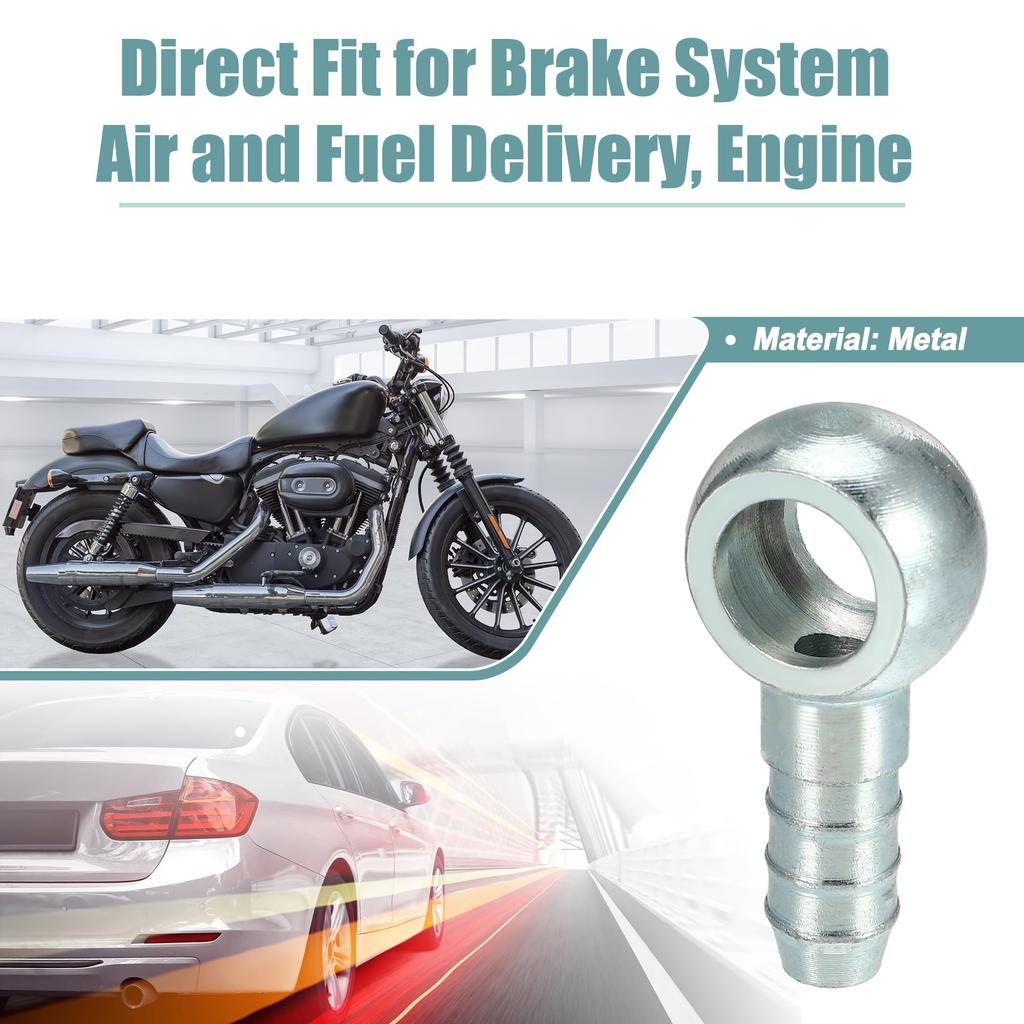ACROPIX 2 peças Conexões Banjo com Espigão para Mangueira Parafuso Universal Conexão Banjo Adaptador Conector Linha de Combustível