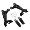 Motorcycle Rear Passenger Footpegs Brackets Fit For Kawasaki Ninja 650 Z650 2017-2025