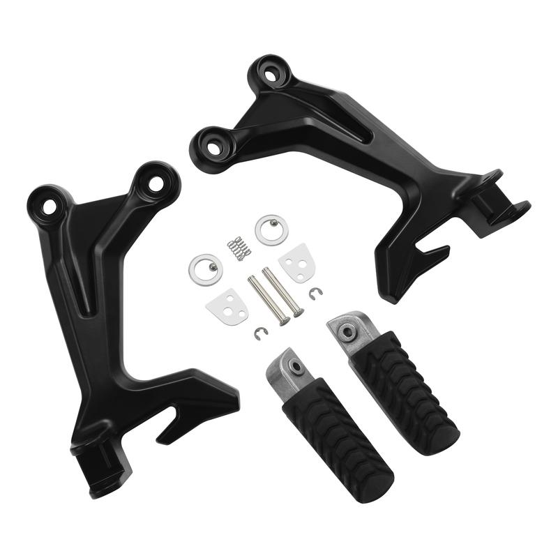 Motorcycle Rear Passenger Footpegs Brackets Fit For Kawasaki Ninja 650 Z650 2017-2025