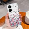 For Huawei Enjoy 80 P50 70x Y6 Y5 Y8p P40 Summer Fresh Flower Pattern Phone Cover Transparent Soft Silicone Anti Fall Protective Shell For Huawei Case
