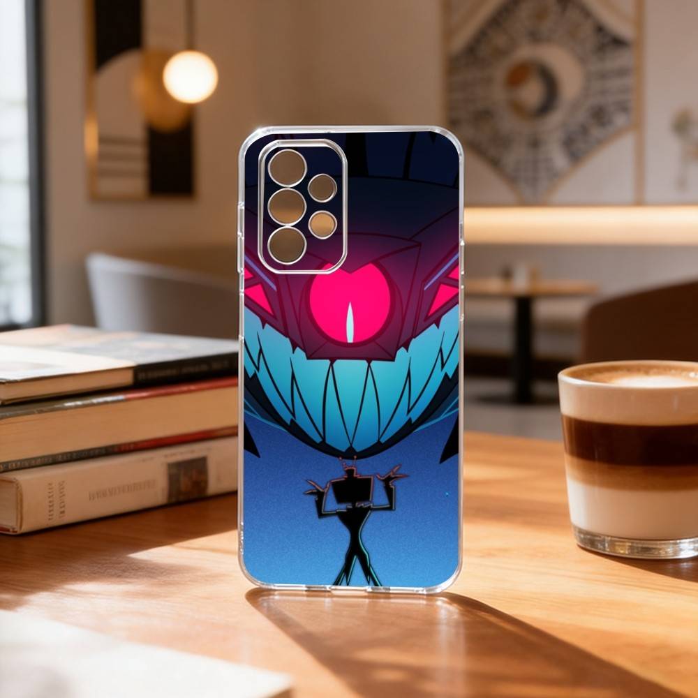 Hazbin H-Hotel V-Vox   Phone Case Transparent Silicone Soft For Samsung S25,S24,S21,S22,S23,S30,Ultra,S20,Plus,Fe