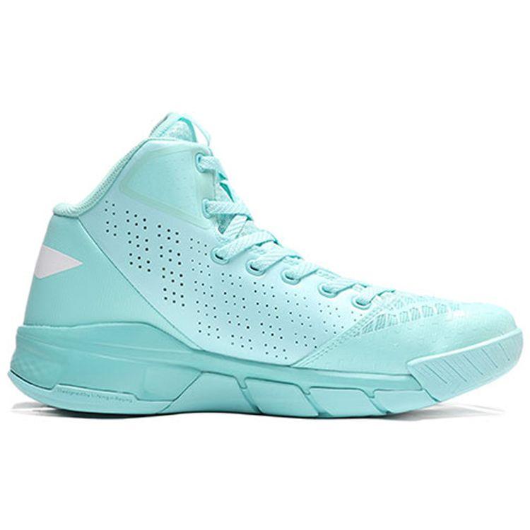 Li Ning Wu Dao Demon 2 Anti-Slip High-Top Retro Basketball Shoes Men Sneakers Blue ABFP007-5