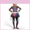 Kids Human Skeleton Outfit For Halloween With Polyester Fabric For Costume Play