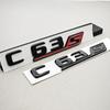 New 3D ABS Car Styling Logo C63S Badge Sticker Rear Trunk Emblem Decals For Mercedes Benz AMG C63S Auto Tail Accessories