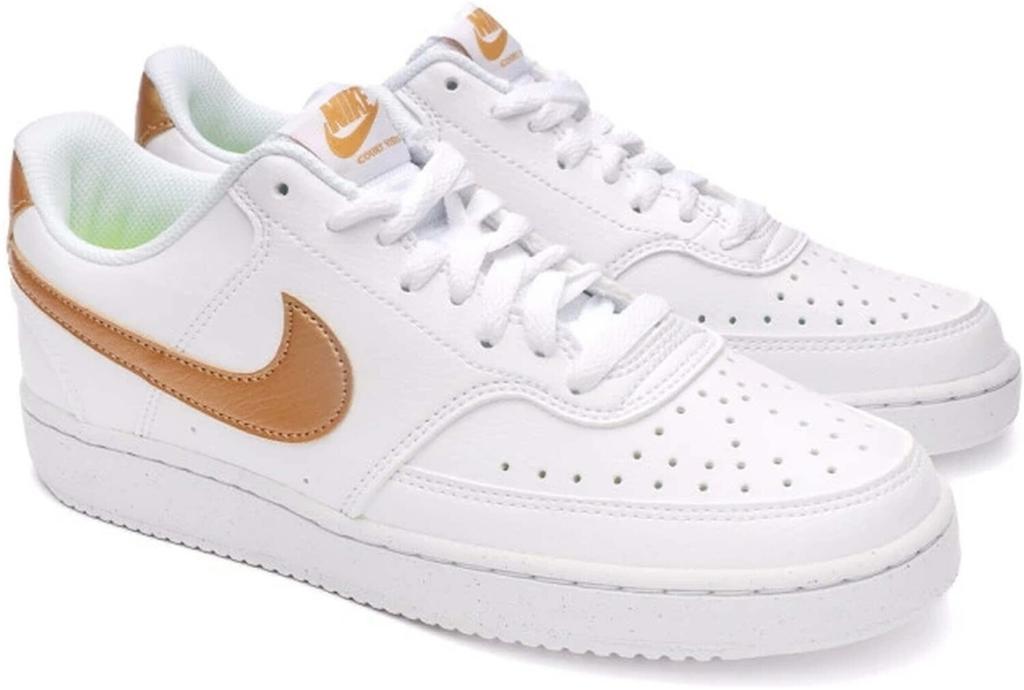 Sneakers Nike Court Vision Low Next Nature Women White/metallic Gold/white