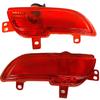 6351ha 6350ha For Peugeot 206 207 2009 2010 2011 2012 2013 2014 Rear Bumper Light Reverse Tail Fog Lamp Reflector With Bulb