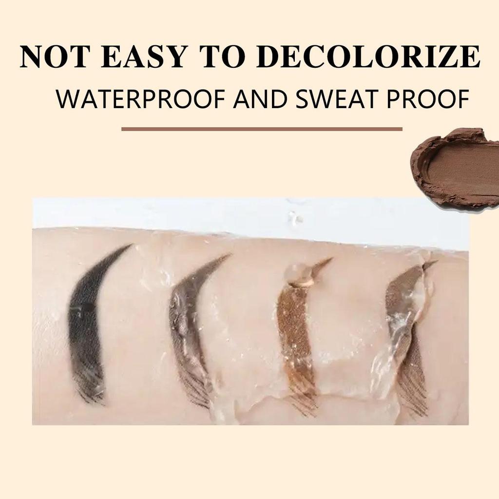 Eyebrow Tint, Eyebrow Pomade Cream, Waterproof Eyebrow Tint, Natural-Looking Eyebrow Color, Long-Lasting Brow Dye-7g