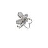 Koreanische Version Mode Temperament Damen Neu Süß und Cool Originaldesign Goldene Staubbeutel Glatte Naht Offener Ring