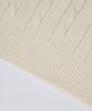 ORIGINALDAY Oversized Round Cable Knit Ivory