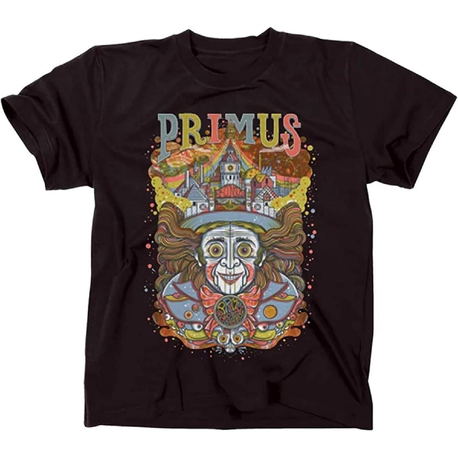 Primus Wonkahead T-Shirt Mens Unisex Black Tees S чёрный