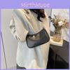 Elegant Soft Pu Leather Medium Shoulder Bag With Inside Phone Pocket For Daily Use