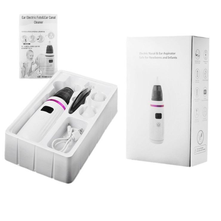 Multifunctional Electric Baby & Toddler Nasal Aspirator with Large Suction for Nasal Congestion and Earwax Cleaning