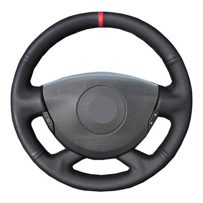 Hand Sewing Car Steering Wheel Cover Braid Wrap For Renault Laguna 2 2001-2007 Trafic 2 Grand Espace Vel Satis Nissan