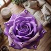 Pluche 3D Bloementapijt Decoratief Absorberend Kleed Sneldrogend Tapijt Zachte Hoogpolige Antislip Mat voor Badkamer Slaapkamer Woonkamer
