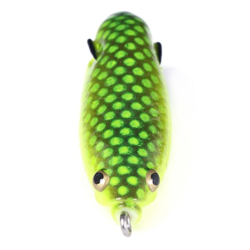Fishing Lures with Hook Topwater Frogs Lures Soft Frogs Baits for Saltwater Fishing Snakehead Swimbait