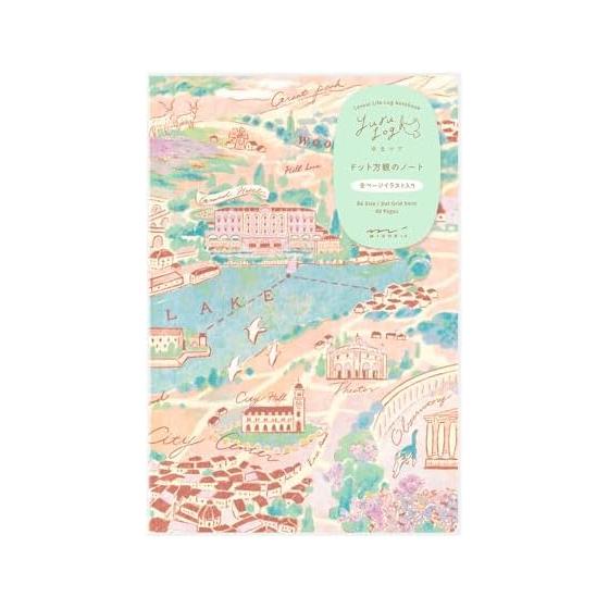 Midori Note Yurulog B6 Travel and Hotel Pattern 15366006