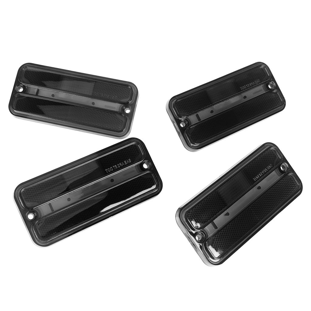 Front Rear Side Marker Light Set 0849?520 Indicator Lamp Set Replacement for Chevy G?Series Van