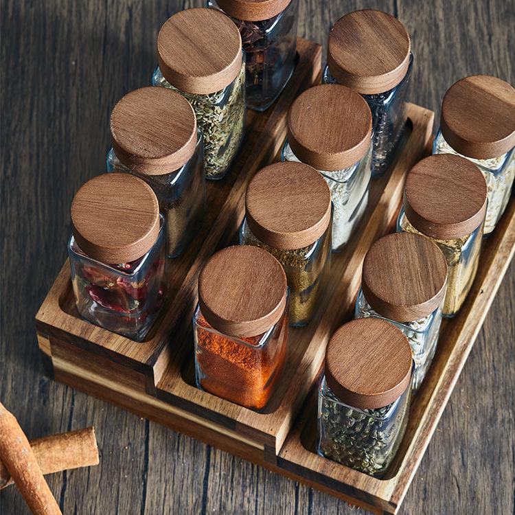 120ml Glass Spice Jars Set: Ideal for Cumin, Chili Powder, and More