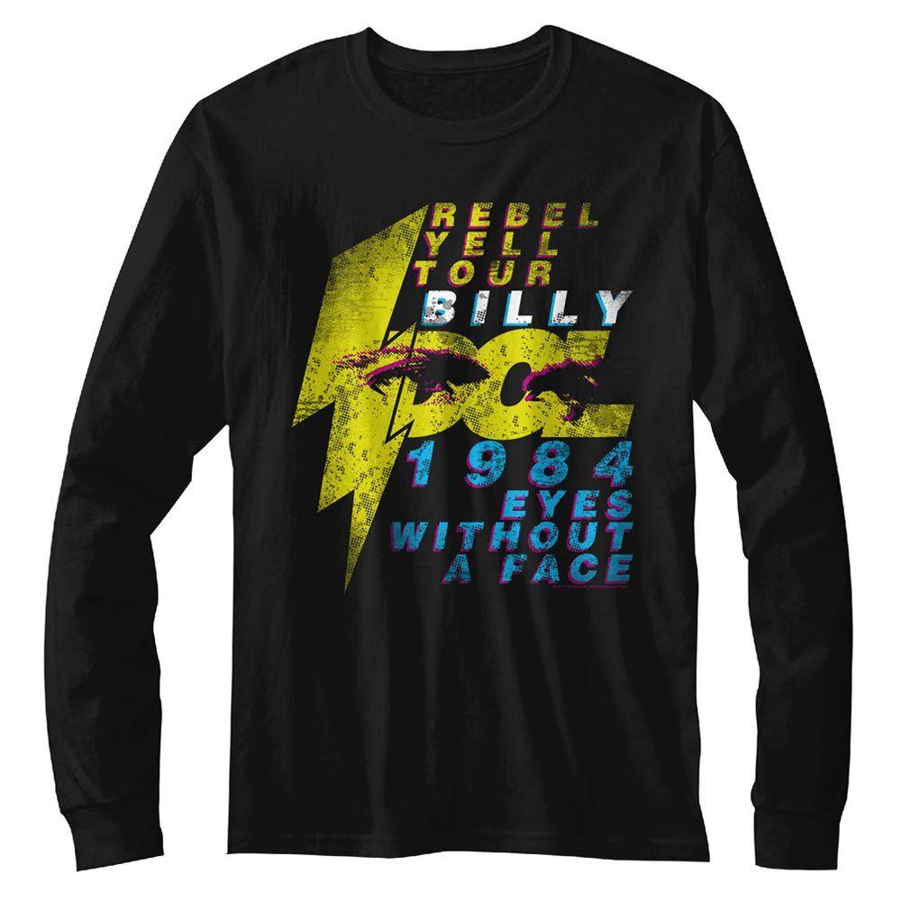 Billy Idol Eyeballs Black L/S Music Shirt XXL