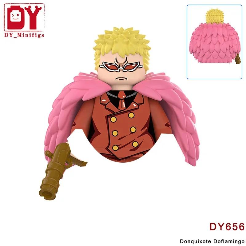 Siste versjon Byggeklosser Japan Anime Klosser Dukker Mini Action Leketøysfigurer Monteringsklosser Barnegaver