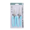2Pcs Pruning Shears Stainless Steel Garden Shears Handheld Gardening Scissors