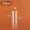 5Ml-500Ml Plastic Bottle Aluminum Cap Transparent Empty Bottle Lotion Sample Cosmetic Dispensing Bottles For Travel