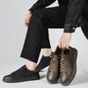 Scarpe da Ginnastica Antiscivolo da Uomo alla Moda per Esterno Uomo Suola Morbida Uomo Traspiranti Piatte Fatte a Mano alla Moda Scarpe da Skateboard Nuove Scarpe Casual in Pelle da Uomo