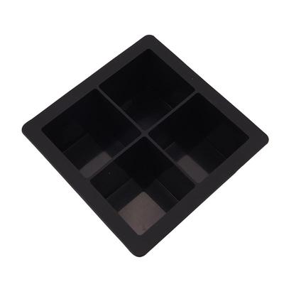Riesige Silikon Eiswürfel Platz Jumbo King Size Big Black Mould Große Form Tablett