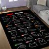 Formelkalender Fußmatte Design für Spielzimmer Dekorieren Sie Zimmer Eingangsbereich Esszimmer Anti-Rutsch-Teppich Dekorieren Sie Büros Spirituelles Geschenk