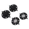 25.5mm Voice Coil Black Horn Tweeter Silk Diaphragm Film Treble Round Frame