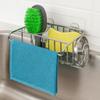 Waterproof Sink Sponge Holder Stainless Steel Sponge Stand Durable Sink Hanging Basket  Bathroom